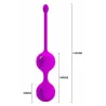 Pretty Love Boules de Geisha Tighten Up II Pretty Love 8.5 x 3.2cm Violet